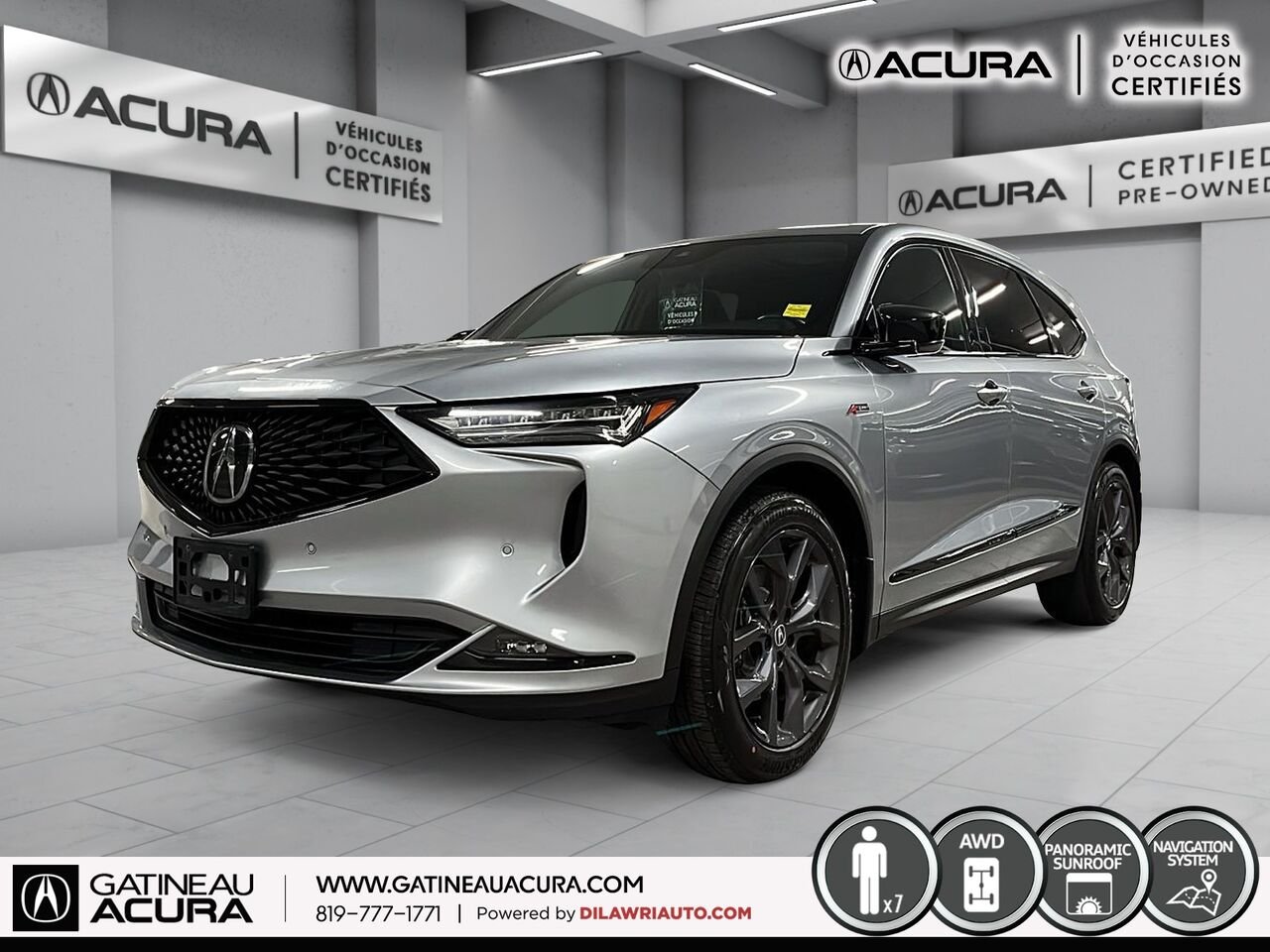 Acura MDX A-Spec SH-AWD 2023 Argent Gatineau - photo #0