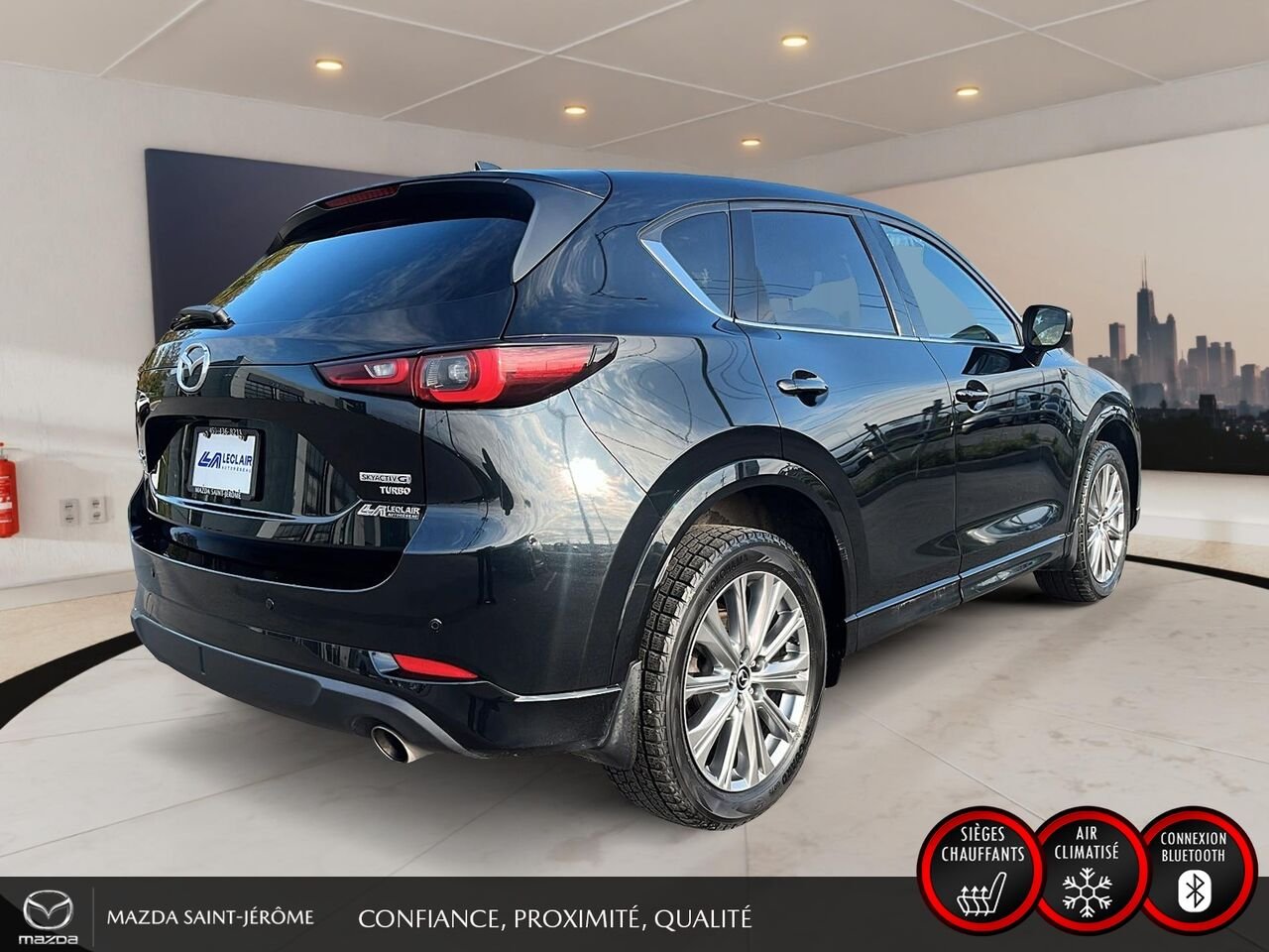 2022 Mazda CX-5 Signature | AWD | TOIT OUVRANT | CUIR NAPPA | NAVIGATION | TÊTE HAUTE Black Saint-Jérôme - photo #5