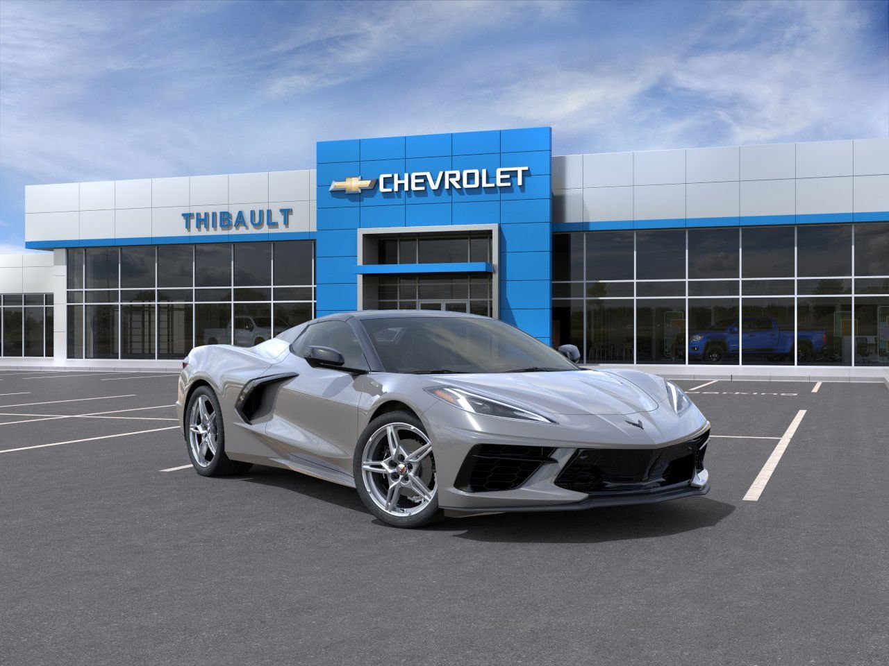 Chevrolet Corvette 2LT 2024 Gris loup de mer triple couche Saint-Eustache - photo #0