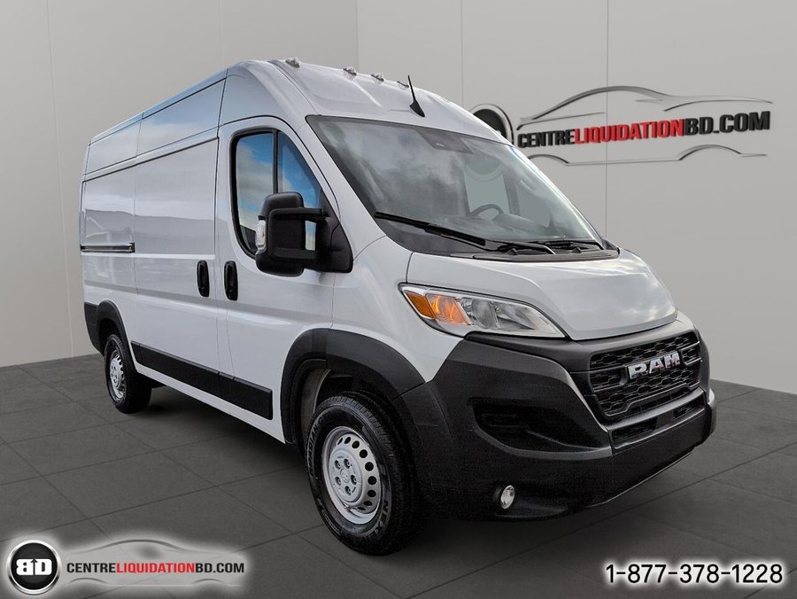 2025 Ram ProMaster fourgonnette utilitaire 2500 Tradesman toit élevé 136 po avec siège passager White