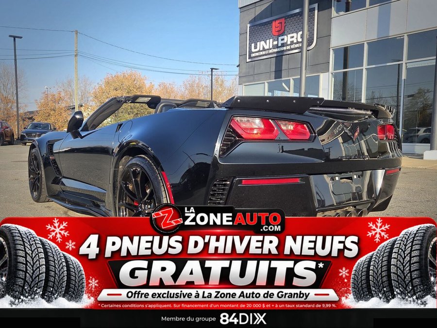 Chevrolet Corvette Grand Sport Convertible GRAND SPORT PERFORMANCE PACKAGE + TOIT DÉCAPOTABLE ÉLECTRIQUE 2019 Noir