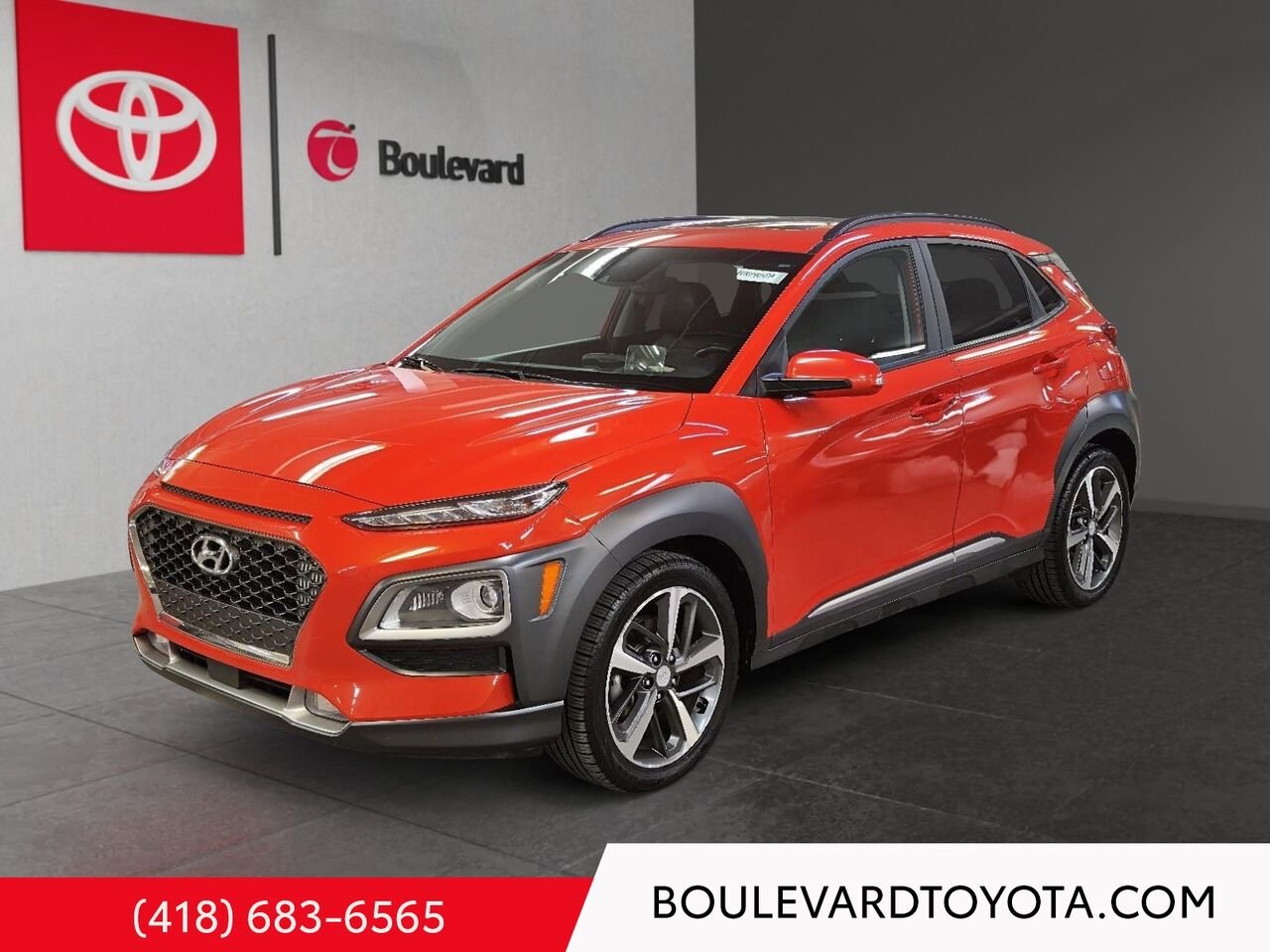 Hyundai Kona 100408A-51 | 1.6T ULTIMATE TI, AWD 2020 Orange Québec - photo #0
