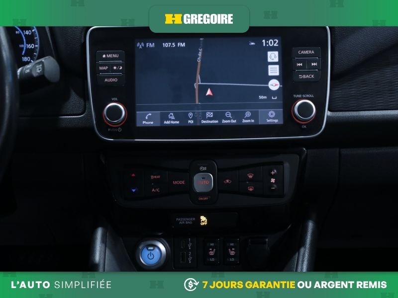 Nissan Leaf 820382 | SL PLUS AUTO AC CUIR NAV MAGS CAM RECULE 2020 Blanc Laval - photo #20