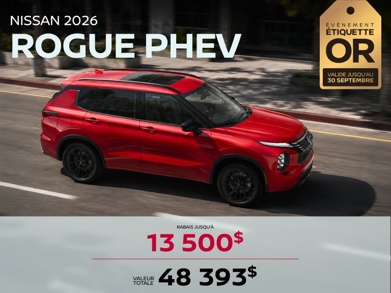 Promo ROGUE PHEV