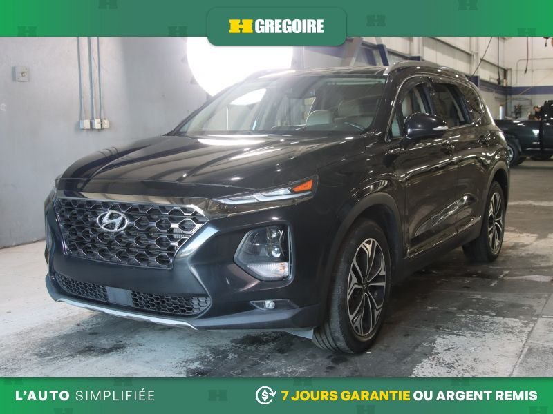 Hyundai Santa Fe 821912 | Ultimate AWD AUTO A/C MAGS CUIR TOIT NAV CAM RECUL 2020 Noir Laval - photo #2