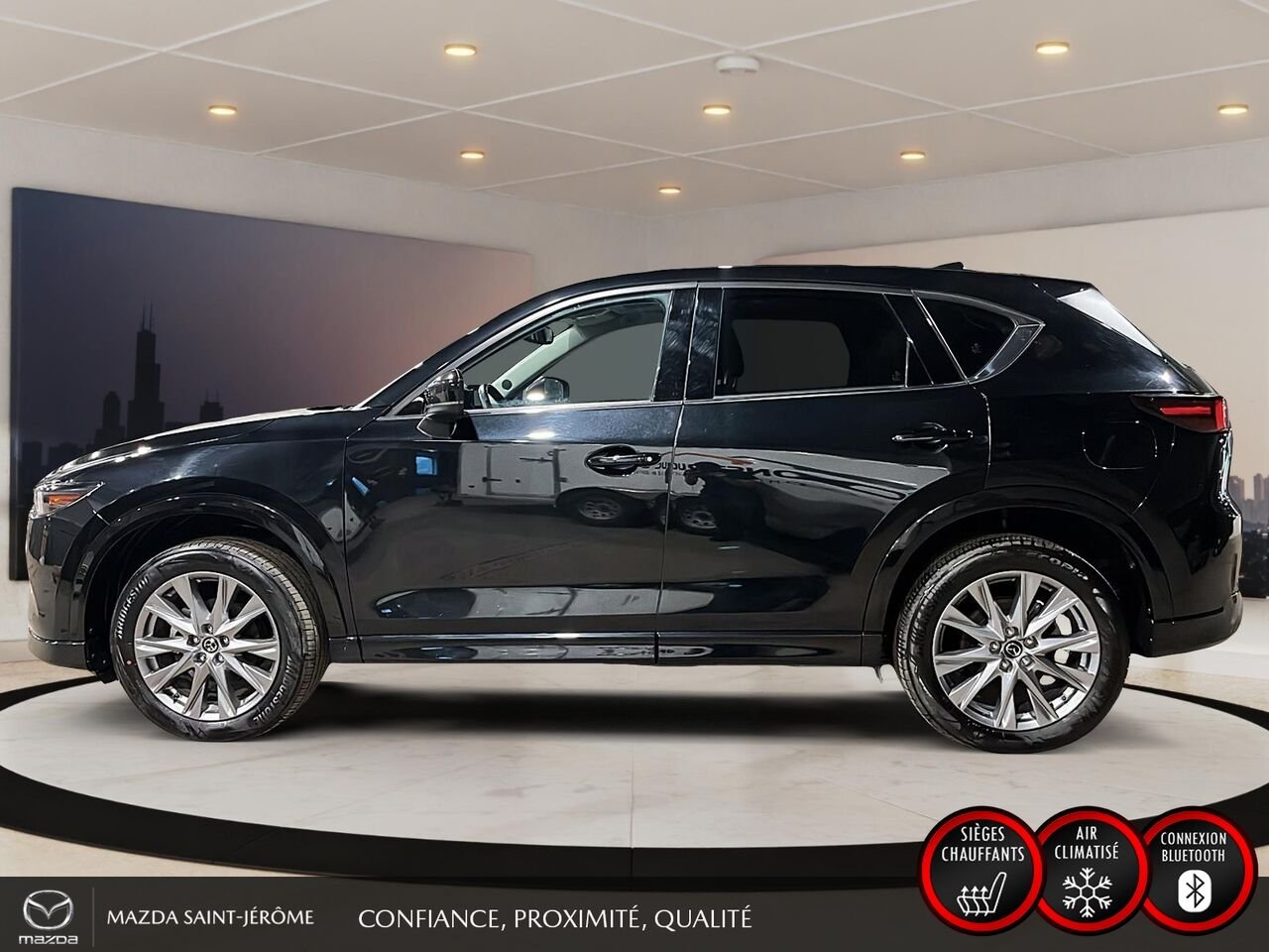 Mazda CX-5 GT | TOIT OUVRANT | CUIR | AWD | 2025 Noir Saint-Jérôme - photo #10