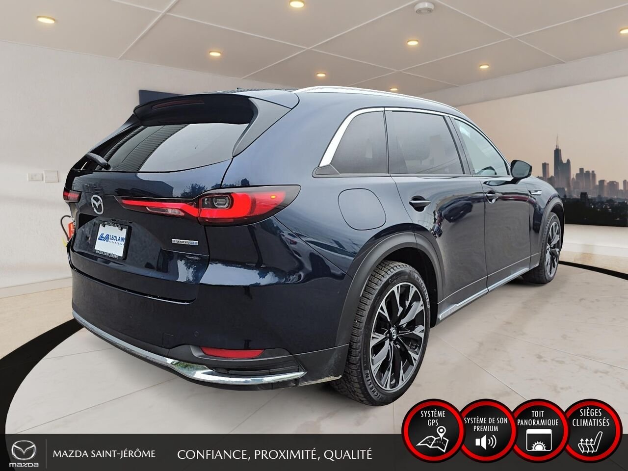 2025 Mazda CX-90 hybride rechargeable Blue Saint-Jérôme - photo #5