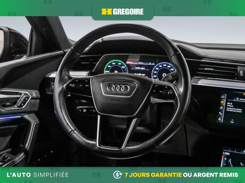 Audi e-tron 729840 | Technik AWD AUTO A/C CUIR TOIT NAV GR ELECR MAGS C 2022 Noir Laval - photo #19