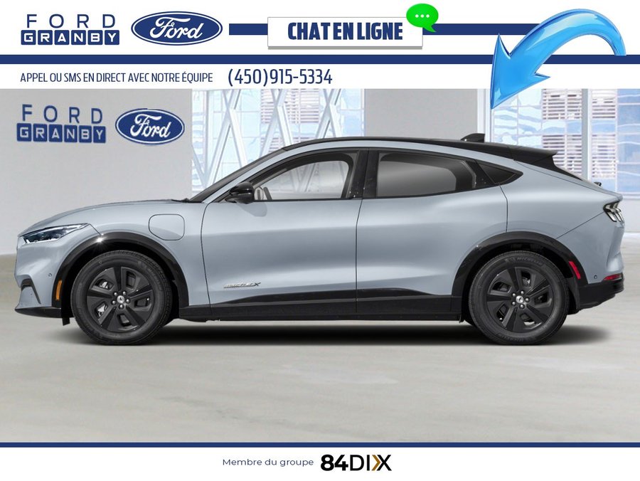 Ford Mustang Mach-E Select PA 2025 Gris glacier métallisé trois couches
