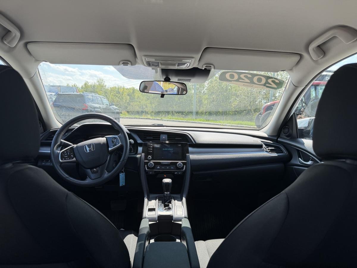 2020 Honda Civic White  - photo #8
