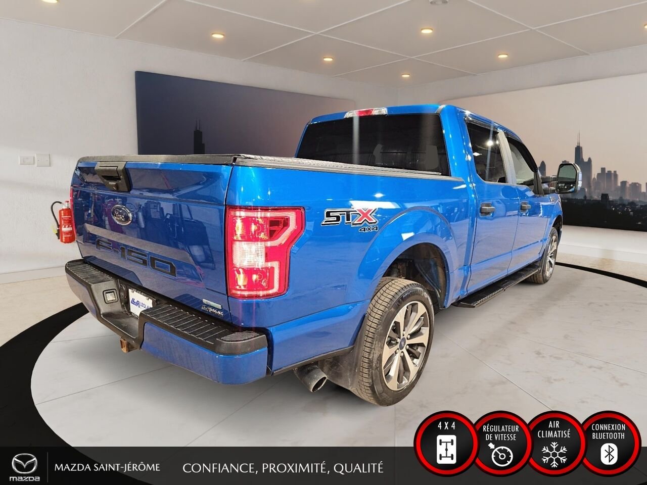 2019 Ford F-150 XL SPORT | JAMAIS ACCIDENTÉ | 2.7L ECOBOOST | 4X4 | SUPERCREW | ENSEMBLE REMORQUAGE Blue Saint-Jérôme - photo #5