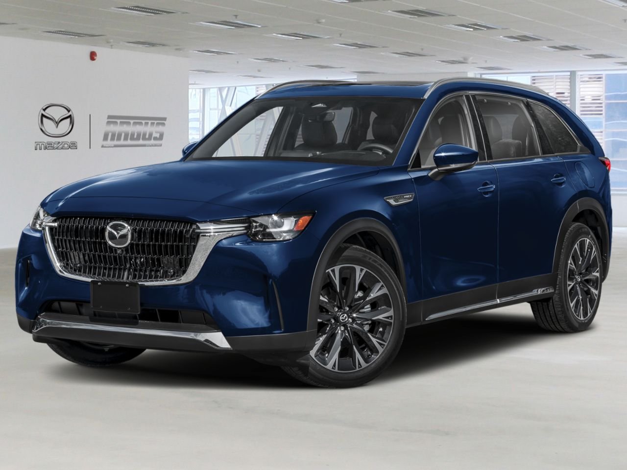 MAZDA CX-90 hybride rechargeable GT TI 2026 Bleu cristal foncé mica Gatineau - photo #0