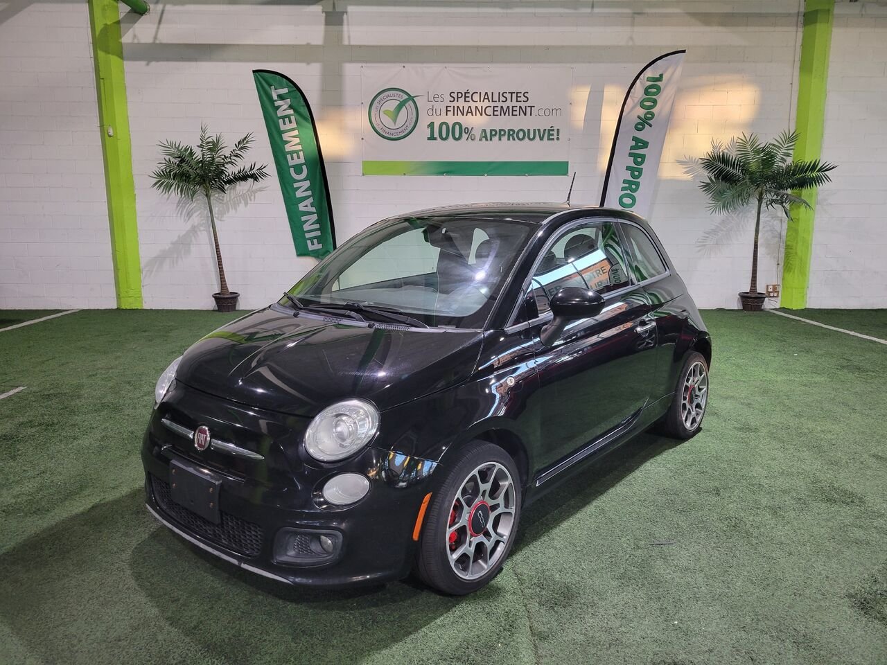 FIAT 500 2016 Noir Longueuil, - photo #1