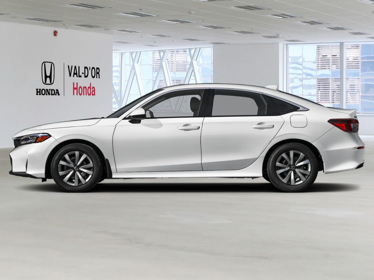 2026 HONDA Civic Sedan LX CVT Platinum White Pearl Val-d'Or - photo #2