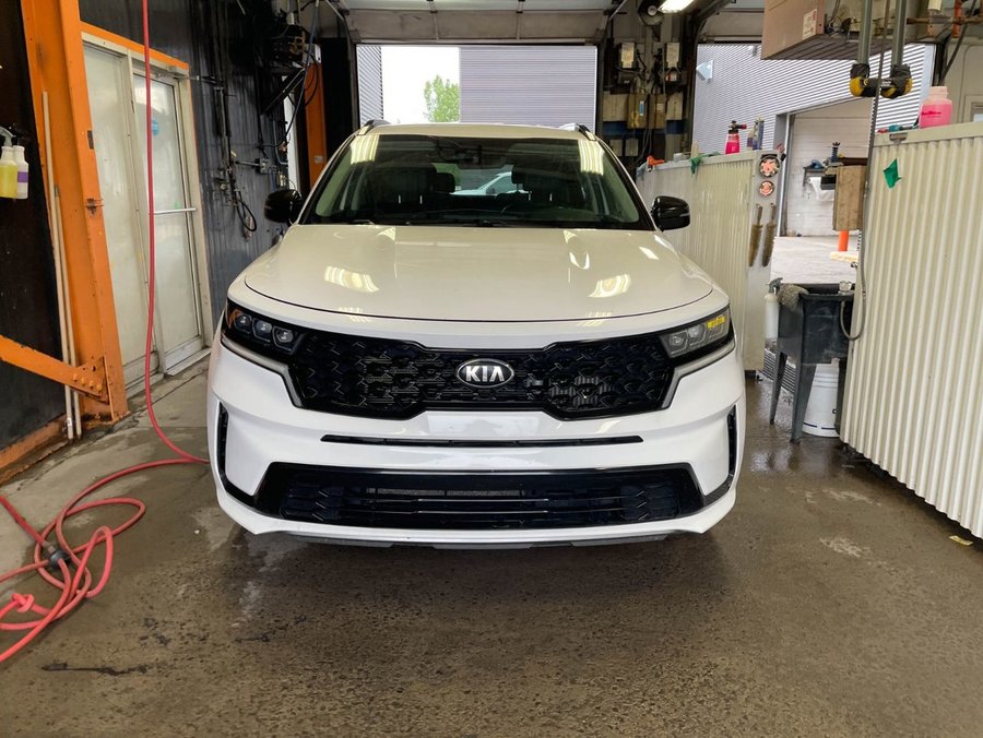 Kia Sorento EX AWD *SIÈGES CHAUFF* HAYON ELECT CARPLAY ALERTES 2021 Blanc