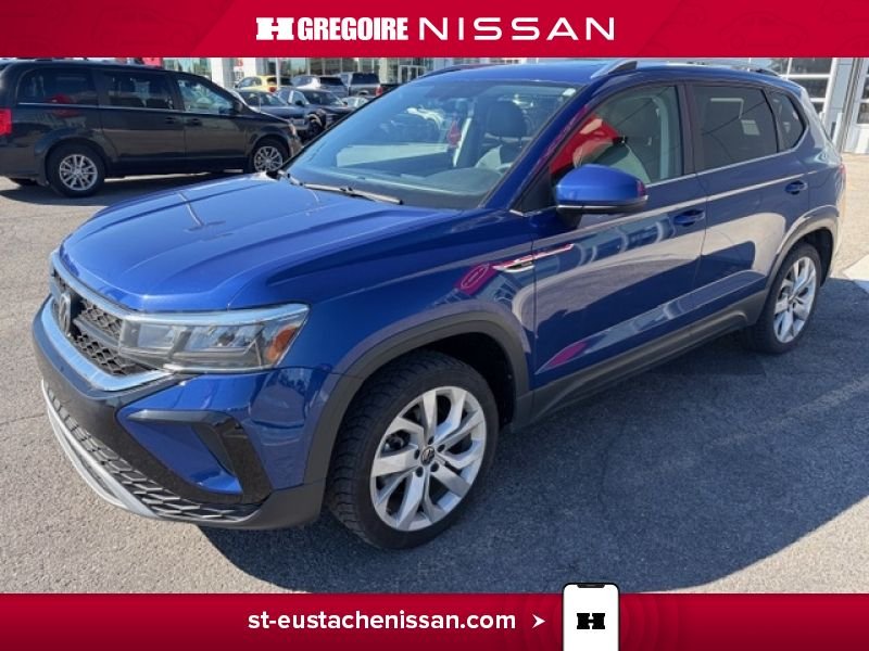 2022 Volkswagen Taos Comfortline AWD TOIT PANORAMIQUE SIEGES CHAUFFANTS Blue