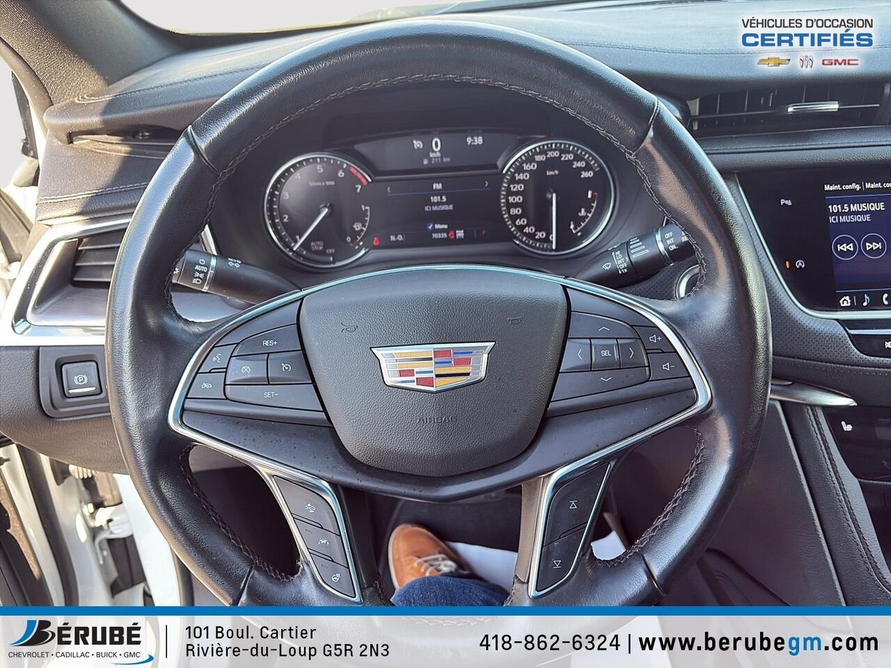 2022 CADILLAC XT5 AWD White Rivière-du-Loup - photo #10