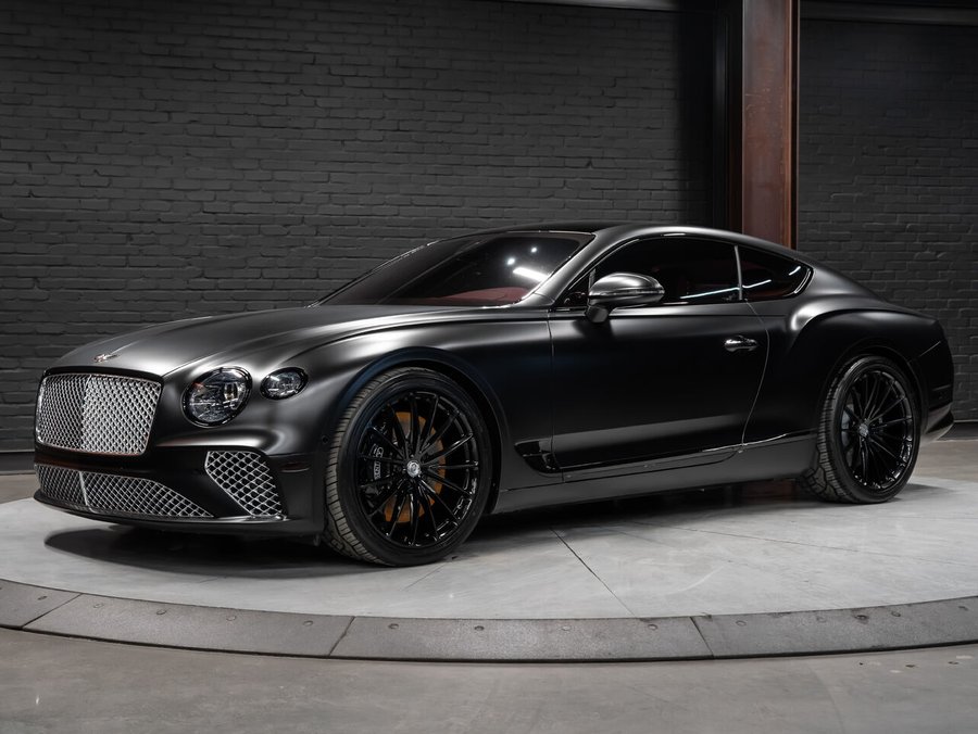 2020 Bentley Continental GT V8 | HRE Wheels | Full Stealth PPF | Clean Carfax Black