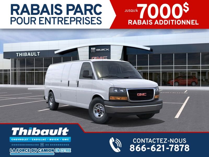 GMC Fourgonnette Savana utilitaire Traction arrière 2500 155 po 2025 BLANC SOMMET