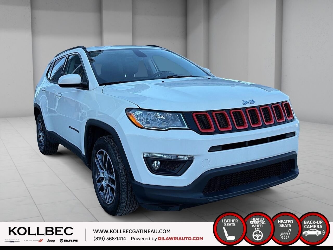 2018 Jeep Compass U19570 | North 4x4 White Gatineau - photo #11