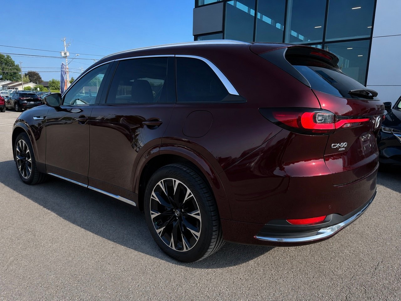 Mazda CX-90 hybride léger Signature 2024 Rouge Châteauguay - photo #5