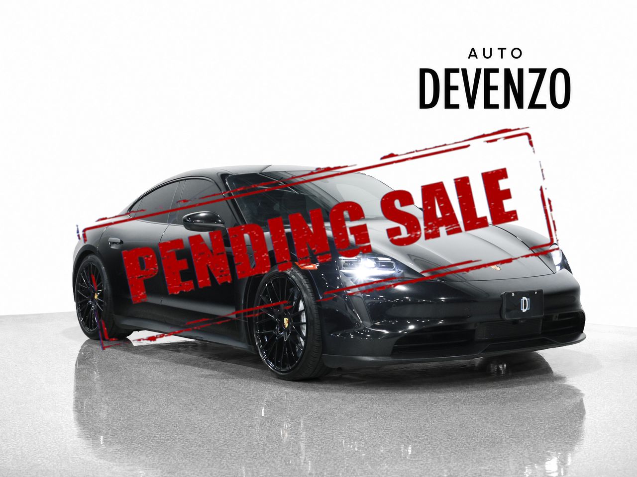 Black 2023 Porsche Taycan Sedan All-Wheel Drive Automatic