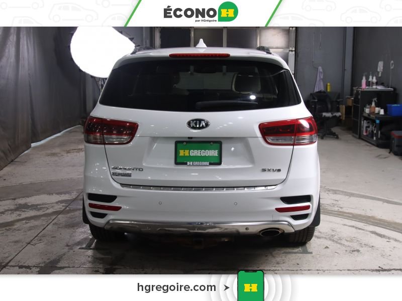 Kia Sorento 821931 | 3.3L SX AWD CUIR TOIT MAGS 7 PASSAGERS 2016 Blanc Laval - photo #5