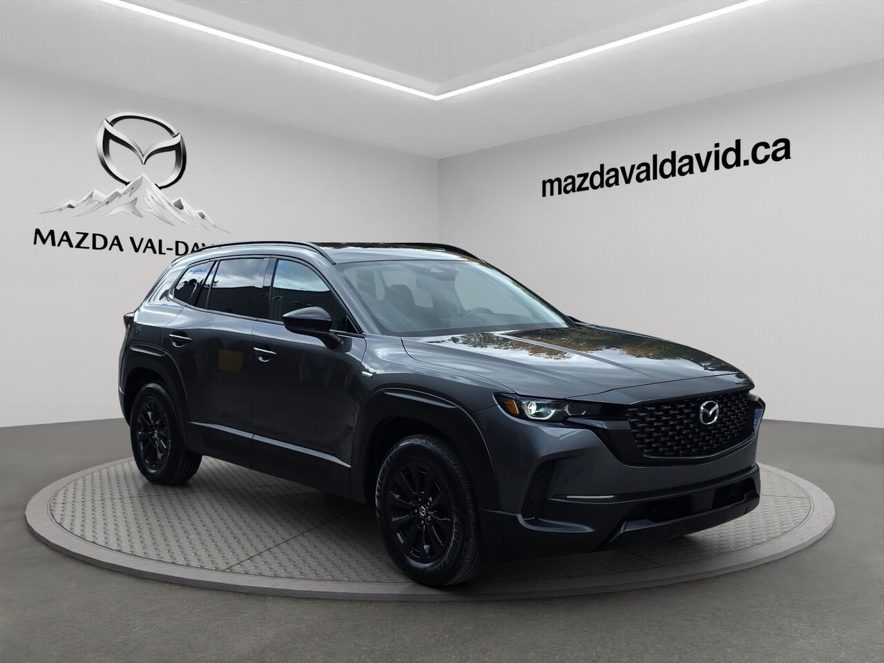 2025 Mazda CX-50 hybride GS-L e-AWD, toit panoramique, sièges avant chauffants, volant chauffant, Apple CarPlay/Android Grey Val-David - photo #8