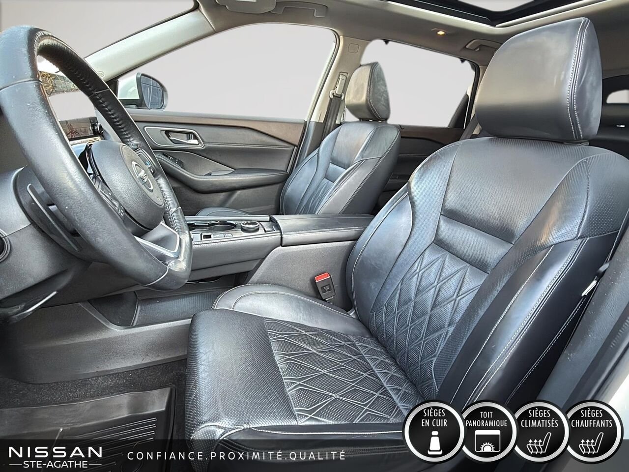 2021 Nissan Rogue White Sainte-Agathe-des-Monts - photo #7