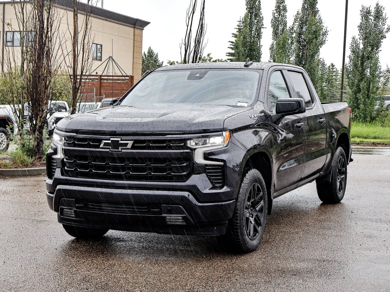 2024 Chevrolet Silverado 1500 4WD Crew Cab 147 RST Black Sherwood Park - photo #3