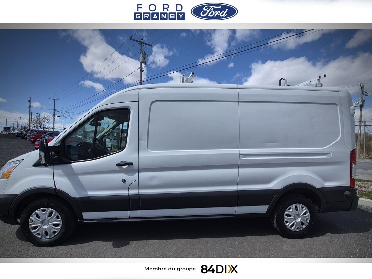 2015 Ford Transit fourgon utilitaire White Granby - photo #3