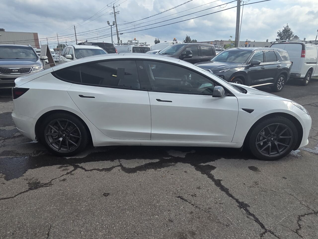Tesla Model 3 2021 Blanc Longueuil, - photo #6