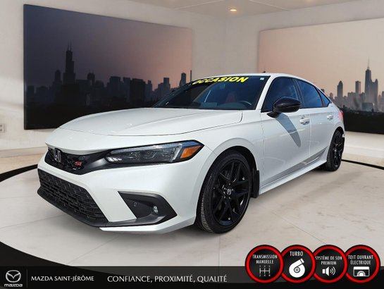 2023 Honda Civic Si berline Manuelle | TOIT OUVRANT | CLEAN CARFAX | White