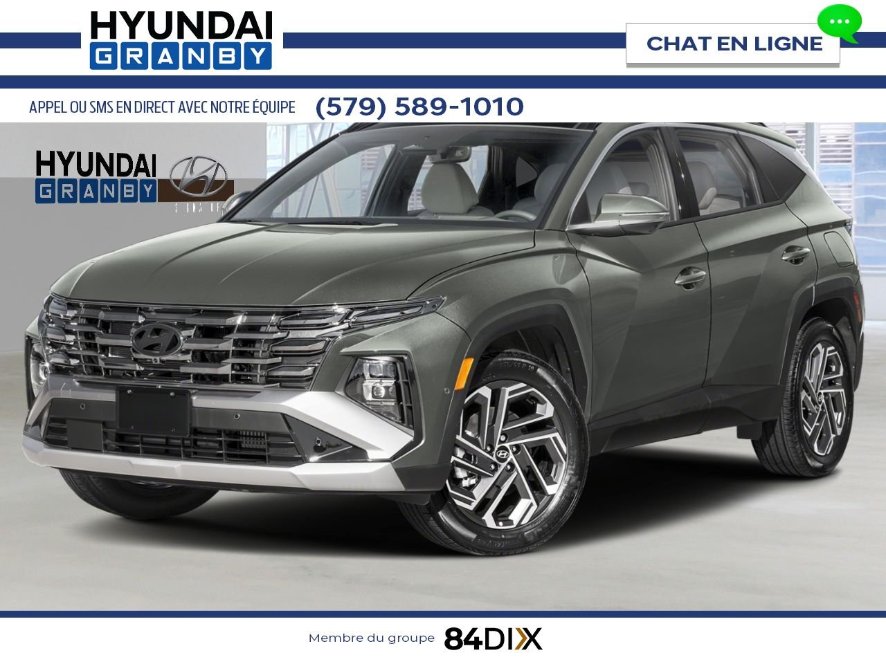 HYUNDAI Tucson hybride 2026 Gris amazonien Granby - photo #0