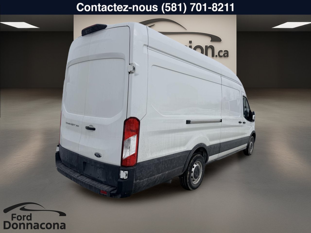 2023 Ford Transit Cargo Van White  - photo #10