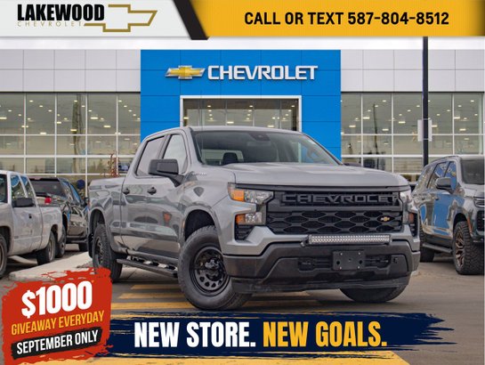 2023 Chevrolet Silverado 1500 Work Truck Convenience 5.3L 6.6’ Box | LED Light Bar Grey