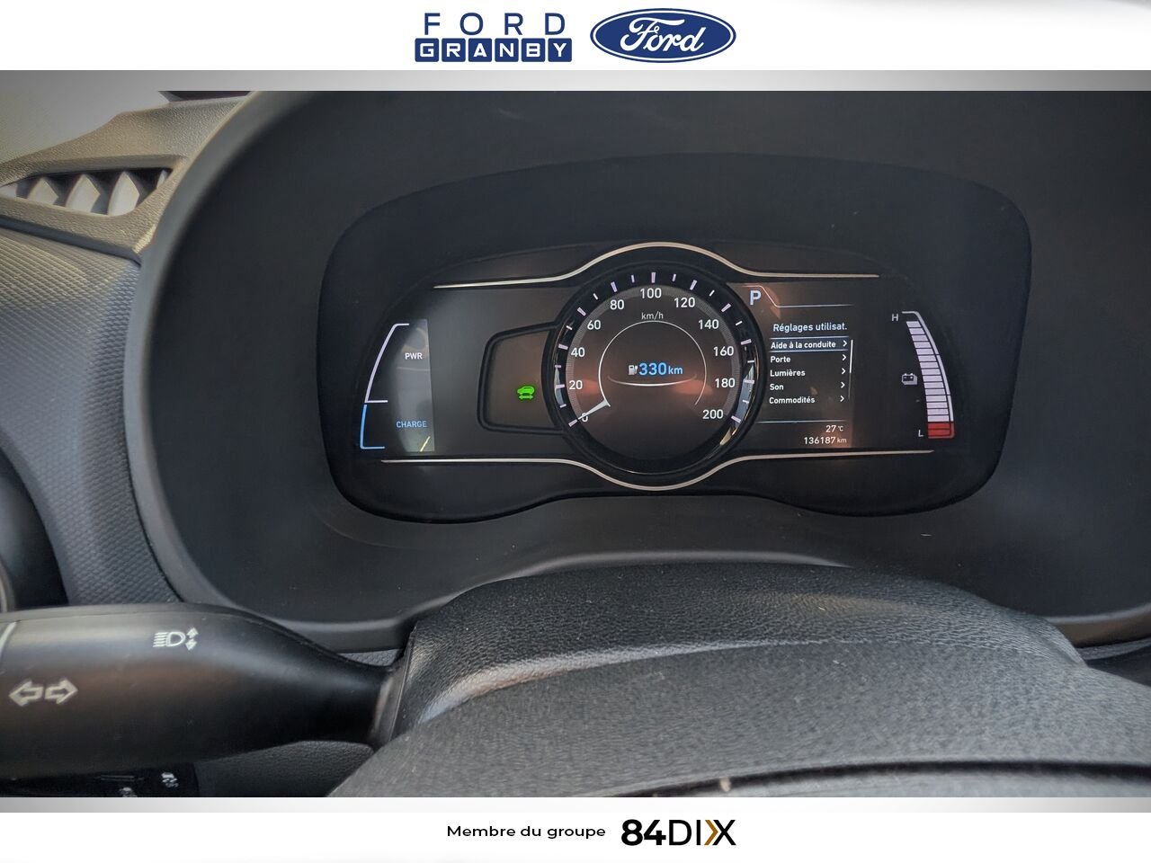 2021 Hyundai Kona Electric White Granby - photo #14