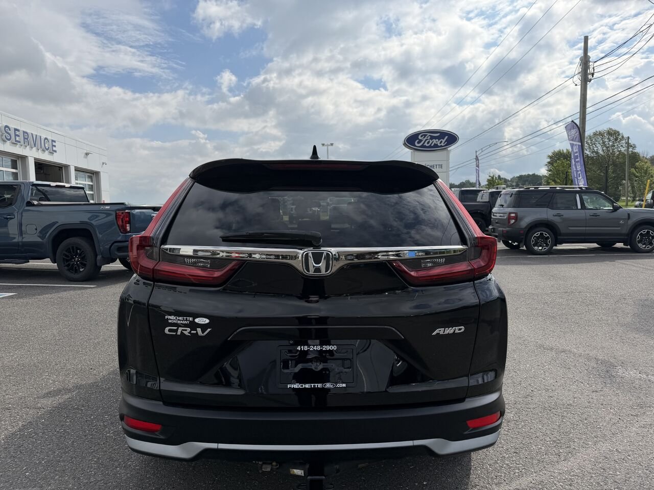 2021 HONDA CR-V LX Black Montmagny - photo #2