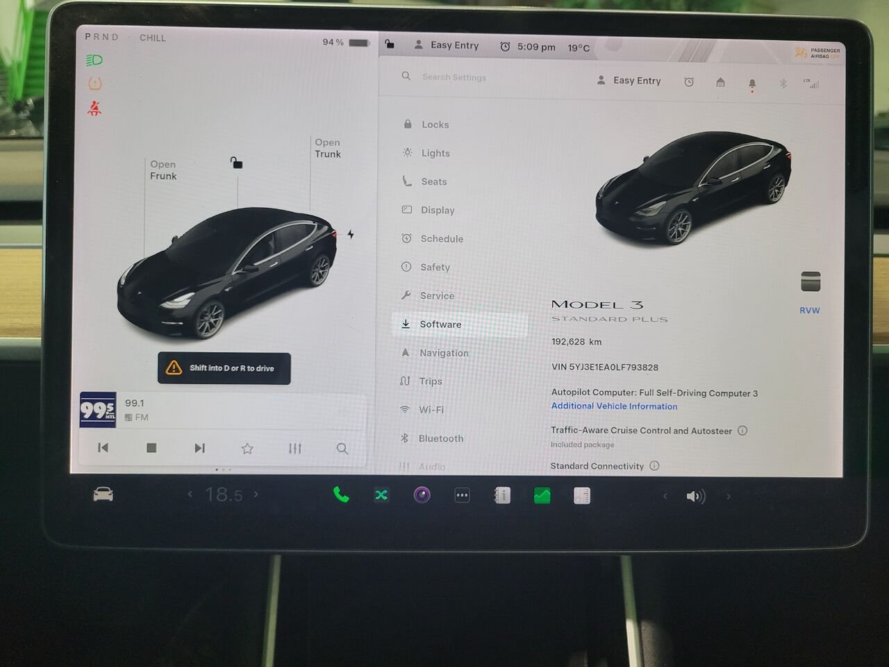 Tesla Model 3 2020 Noir Longueuil, - photo #21