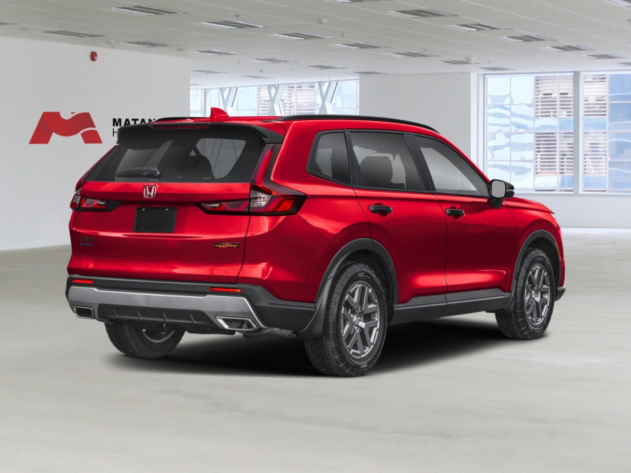 2027 Honda CR-V Hybrid CR-V TRAILSPORT HYBRID Radiant Red Metallic Matane - photo #1