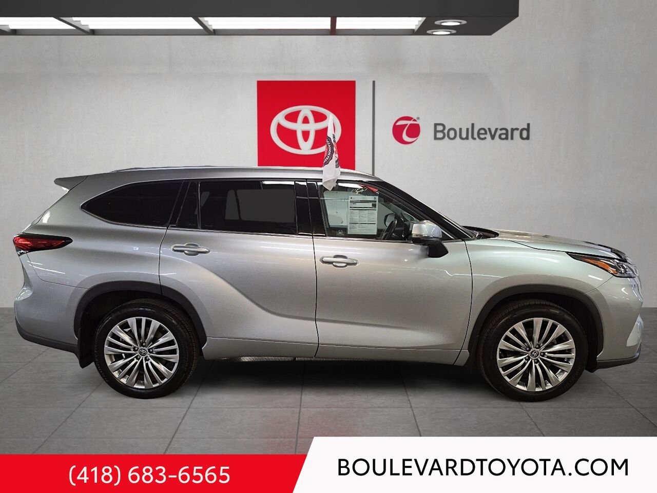 2023 Toyota Highlander 531874-76 | PLATINUM, AWD Grey Québec - photo #2