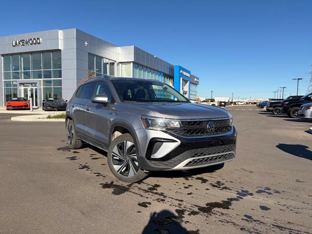 2024 Volkswagen Taos Comfortline 4MOTION Grey Sherwood Park - photo #1