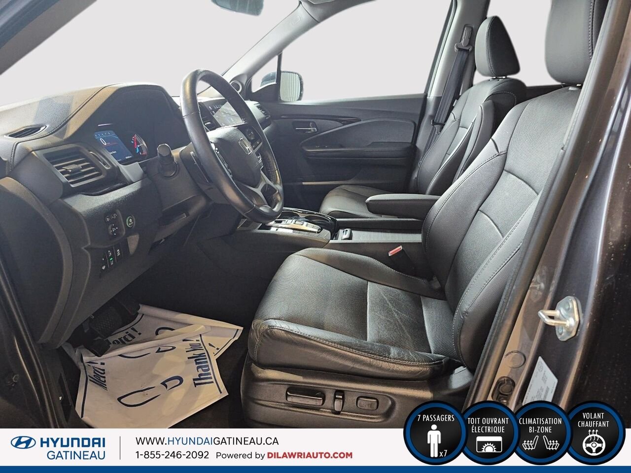2021 Honda Pilot Touring 7 places TI*** cuir , navigation , bas millage *** Ottawa & Gatineau - photo #7