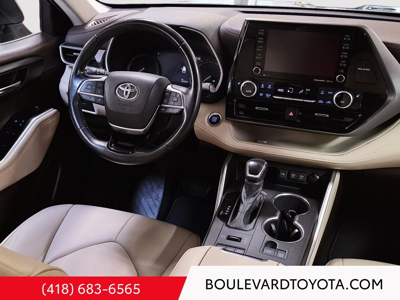 2021 Toyota HIGHLANDER 100533B-73 | XLE, AWD Blue Québec - photo #15