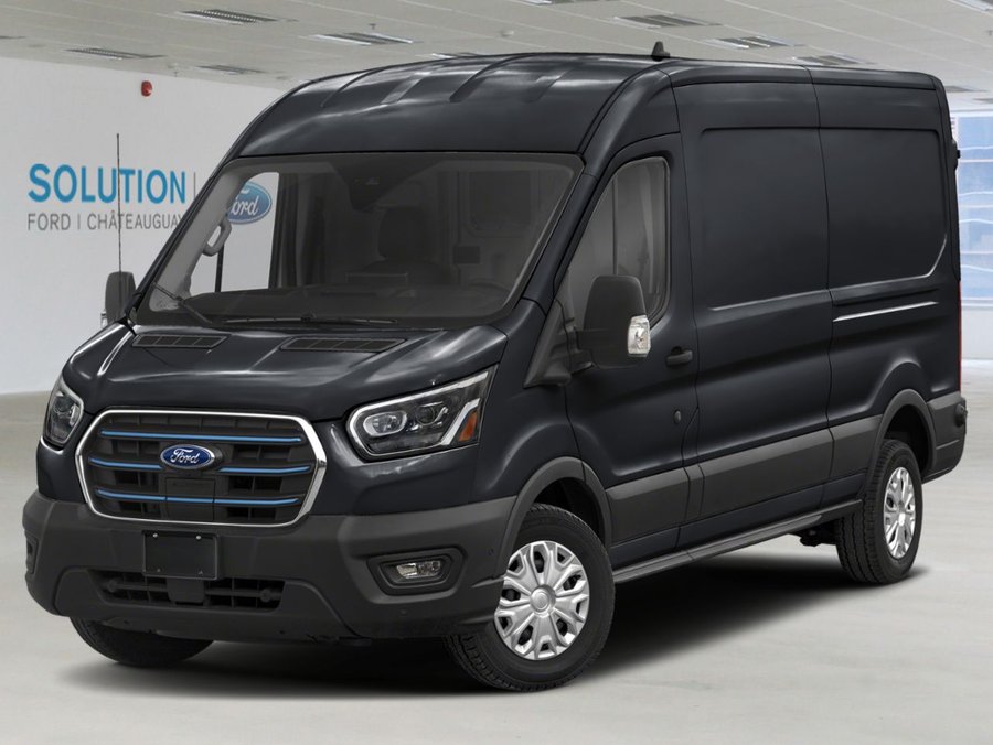 2025 Ford E-Transit Cargo Van E-TRANSIT FOURGONNETTE UTILITAIRE Agate Black Metallic