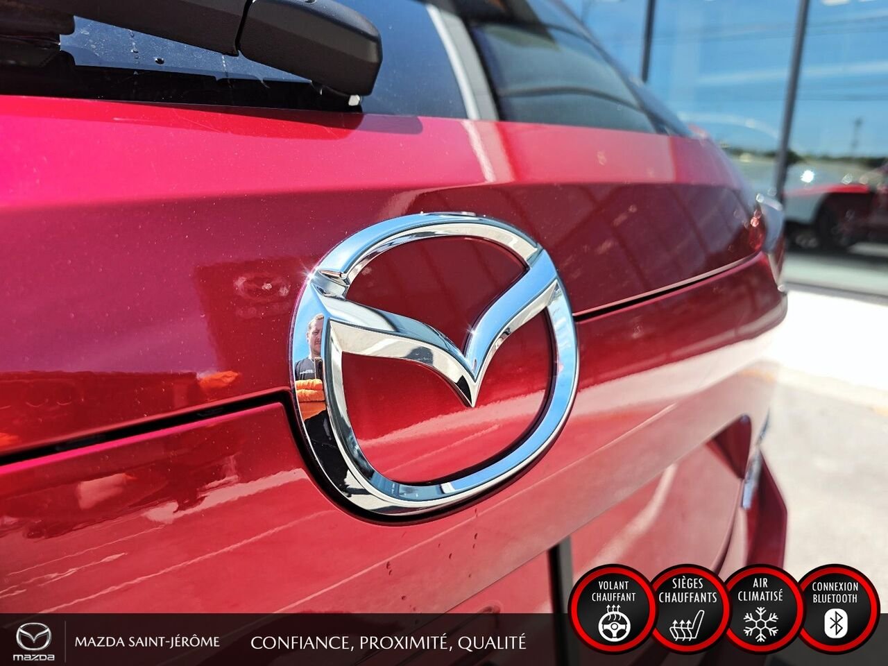 Mazda CX-5 Édition Kuro | TOIT OUVRANT | AWD | CUIR | 2023 Rouge Saint-Jérôme - photo #7