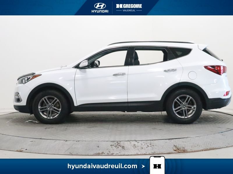 2018 Hyundai Santa Fe White Laval - photo #5