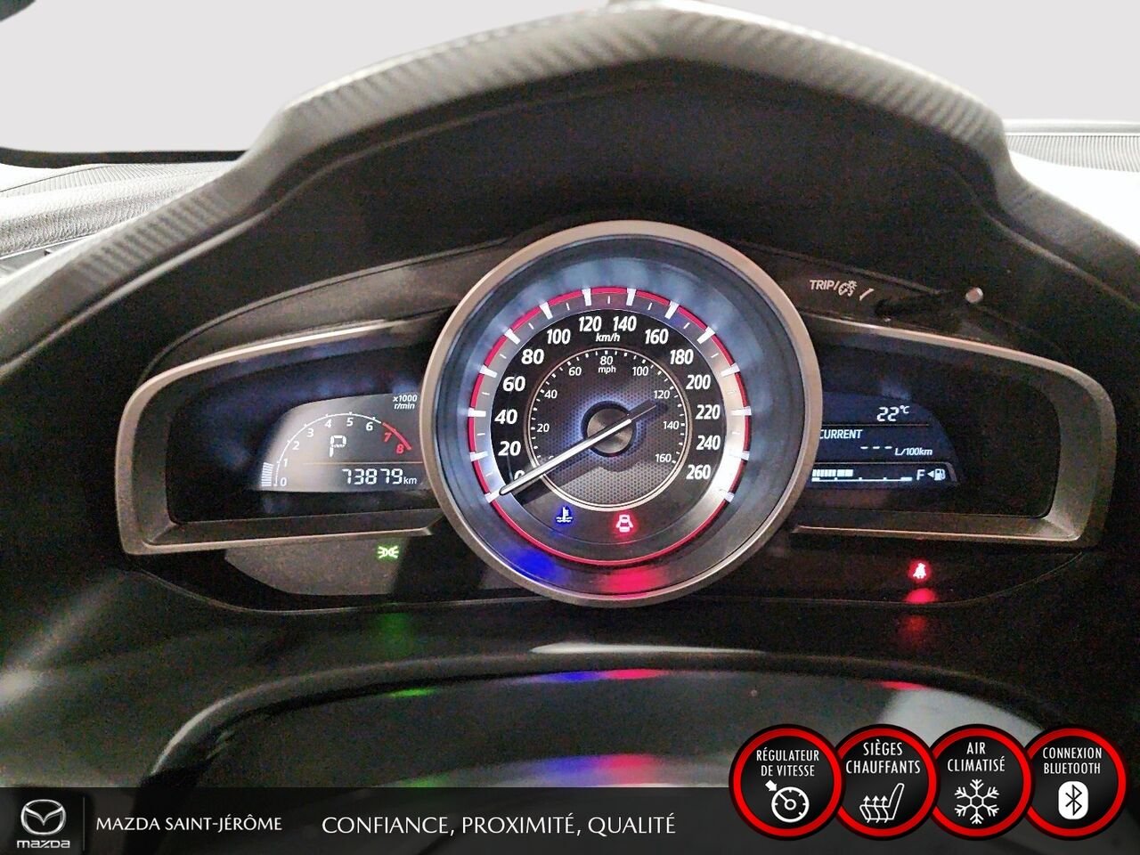 Mazda Mazda3 Sport GX | JAMAIS ACCIDENTÉ | A/C 2016 Blanc Saint-Jérôme - photo #15