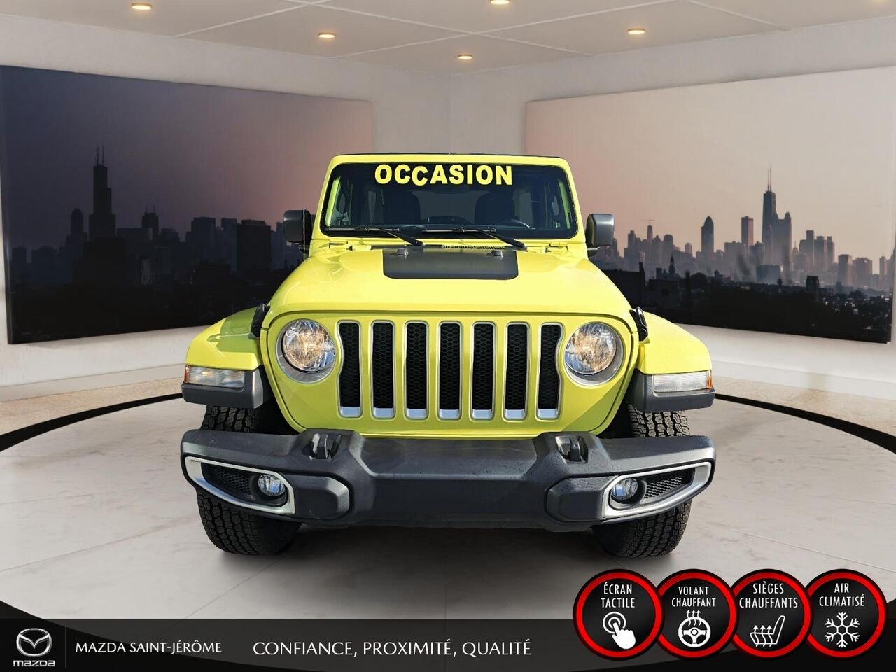2023 Jeep Wrangler Yellow Saint-Jérôme - photo #2