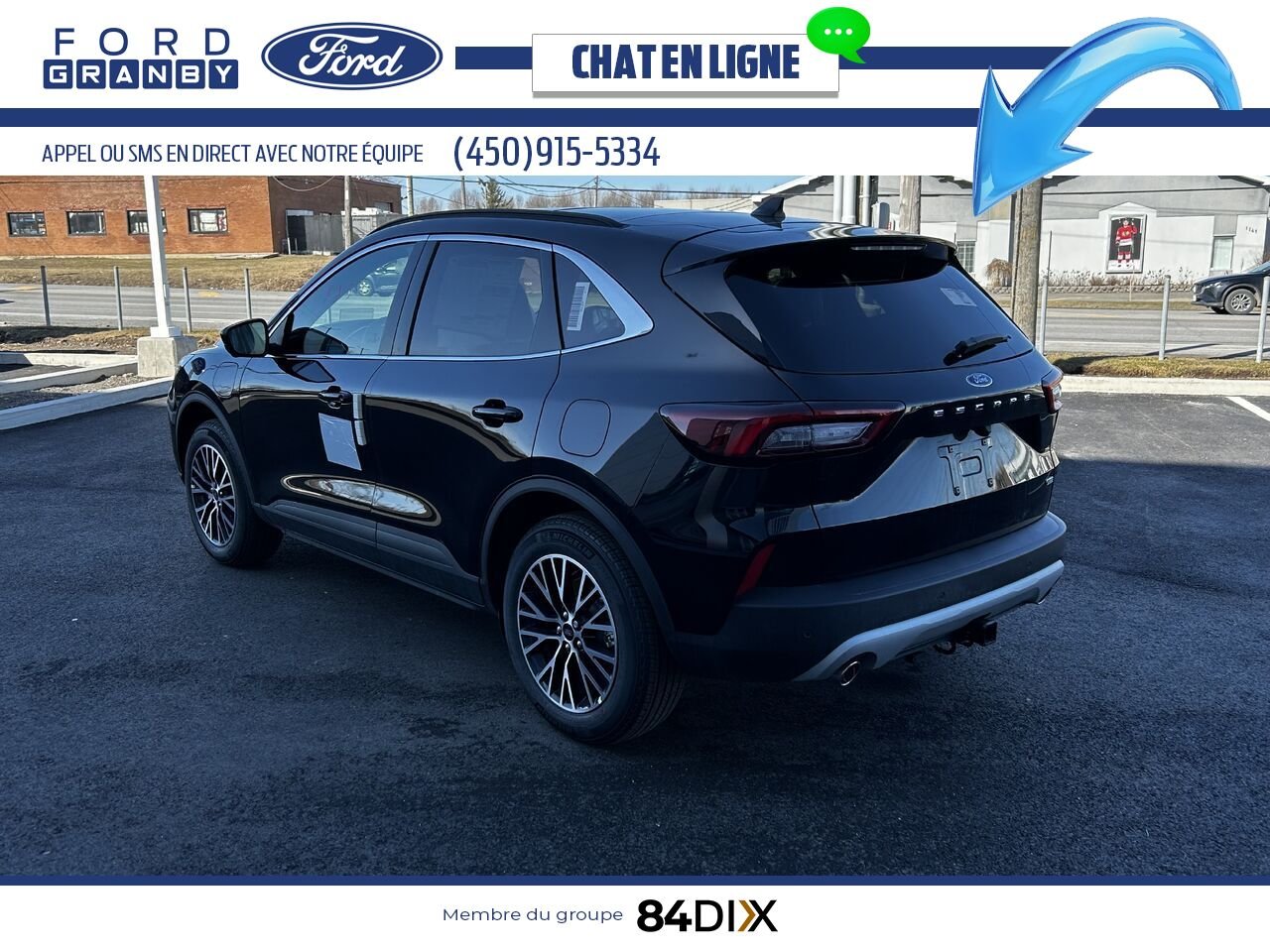 Ford Escape 2025 Noir agate métallisé Granby - photo #4